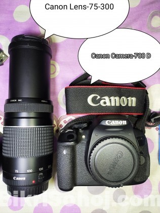 Canon 700D Canon Zoom Lens 75-300